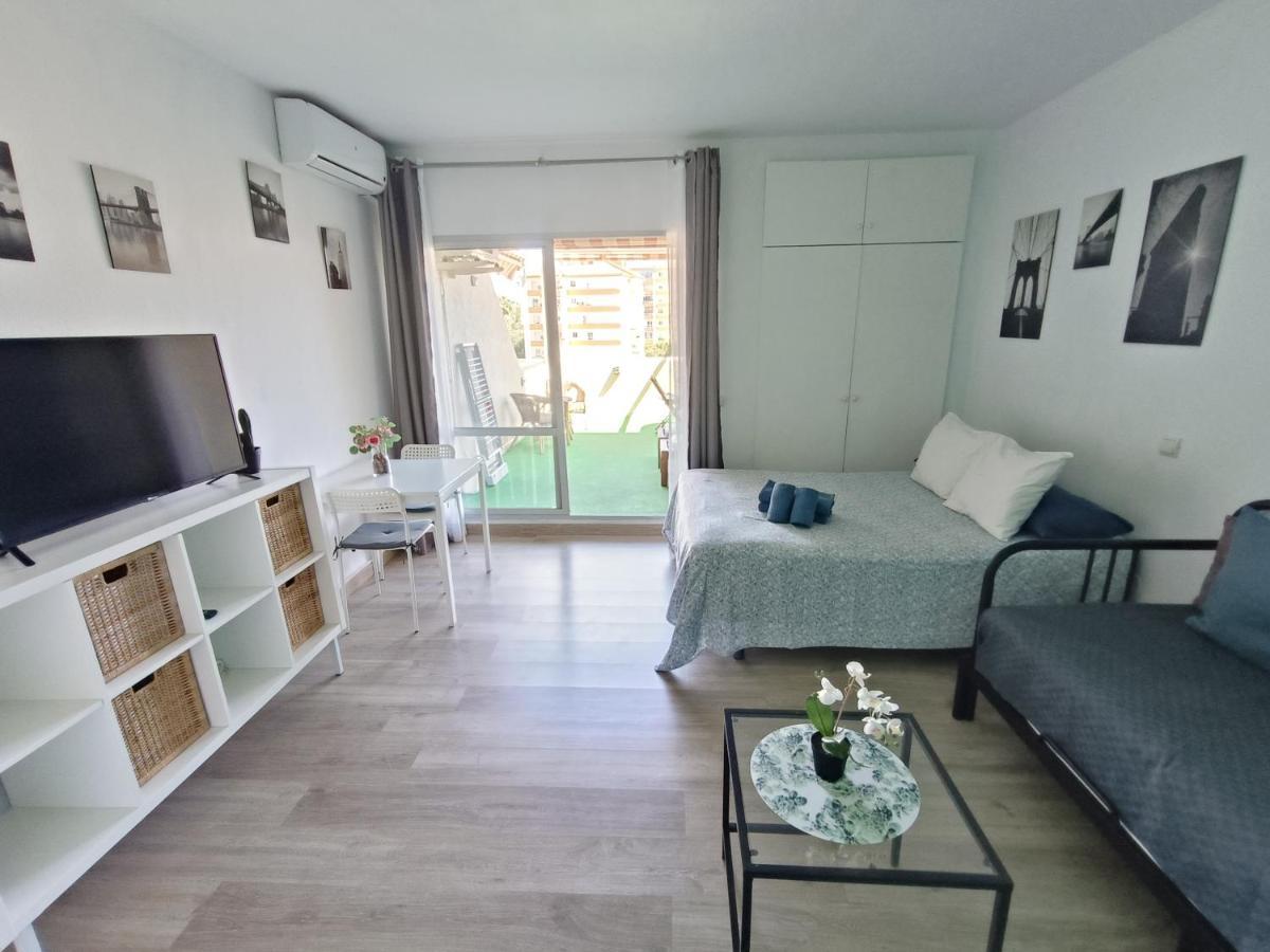 "Vive Benal Beach" Estudio Gran Terraza Y Parque Acuatico 1319 Benalmadena Ngoại thất bức ảnh
